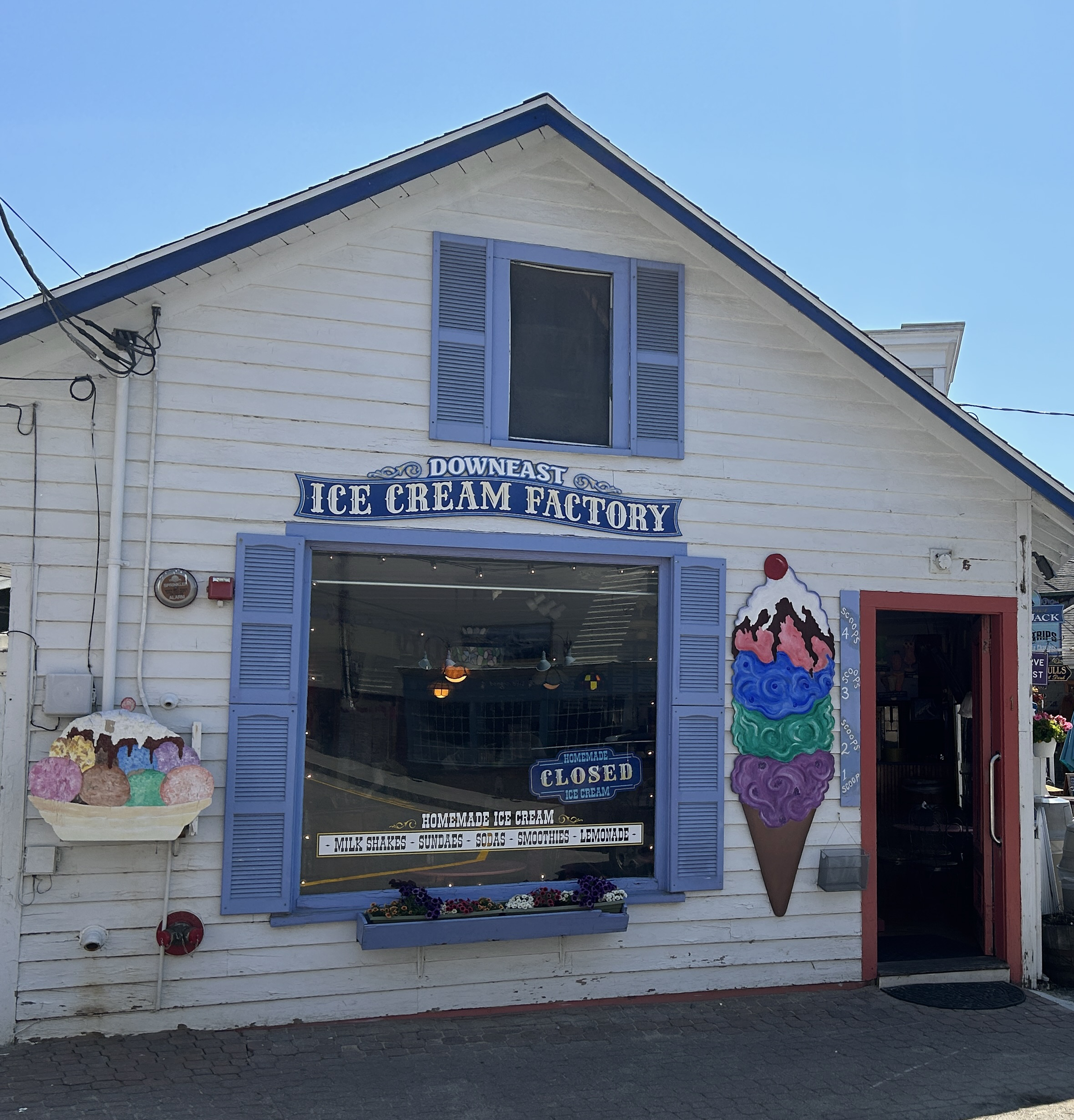 Image of the the Downeast Ice Cream Factory building